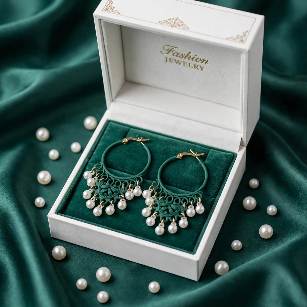 Colorful Pearl Jhumka Hoop Earrings – 8 Colors Collection – Filigree Dome Bali Jhumki with Faux Pearls | Trendy Ethnic Earrings | BACHAT BEAT ✨
