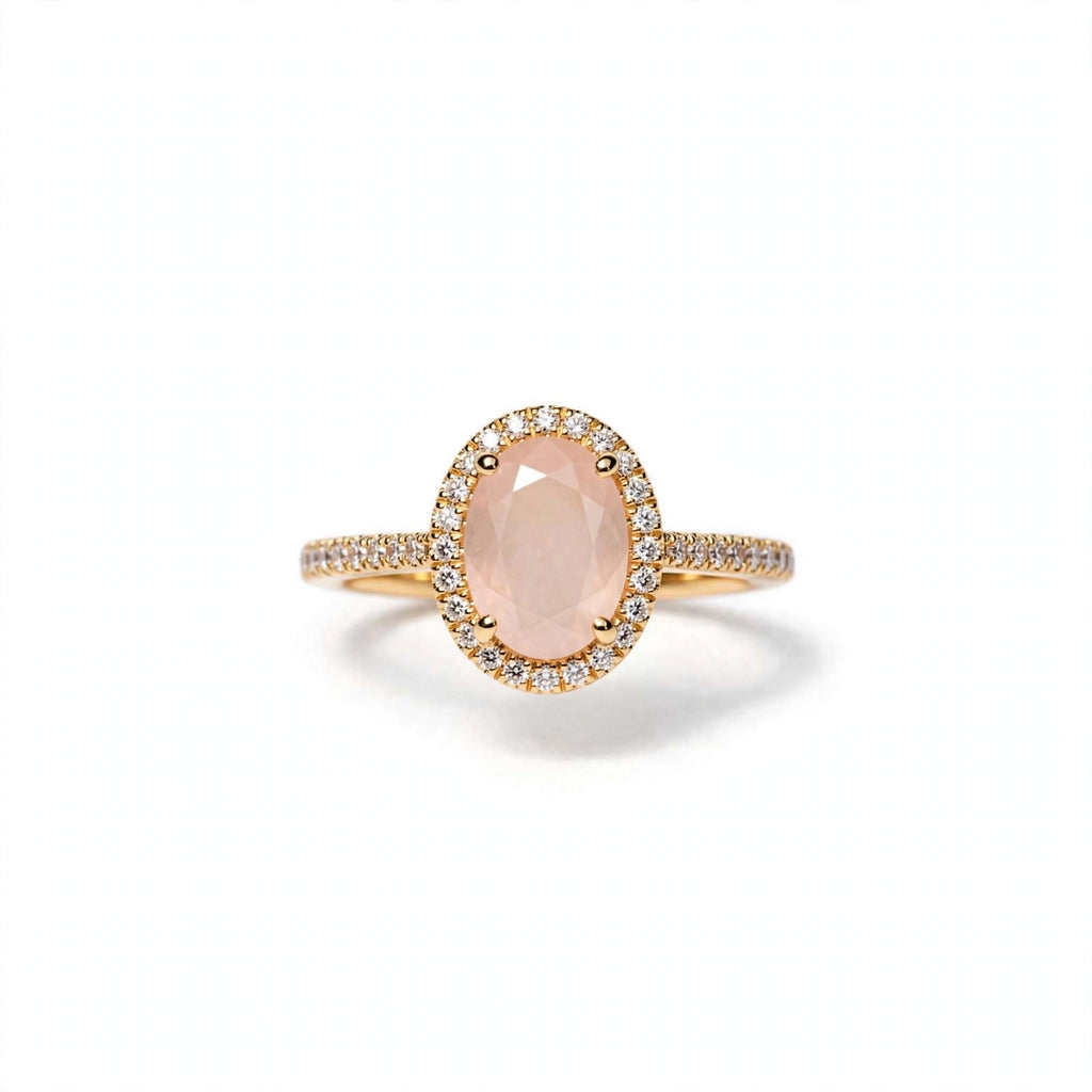 Blush Romance 4-Piece Halo Rings Bundle 💖🌸 | Pink, Purple, Black & Peach Champagne | Adjustable Rings Set | BACHAT BEAT