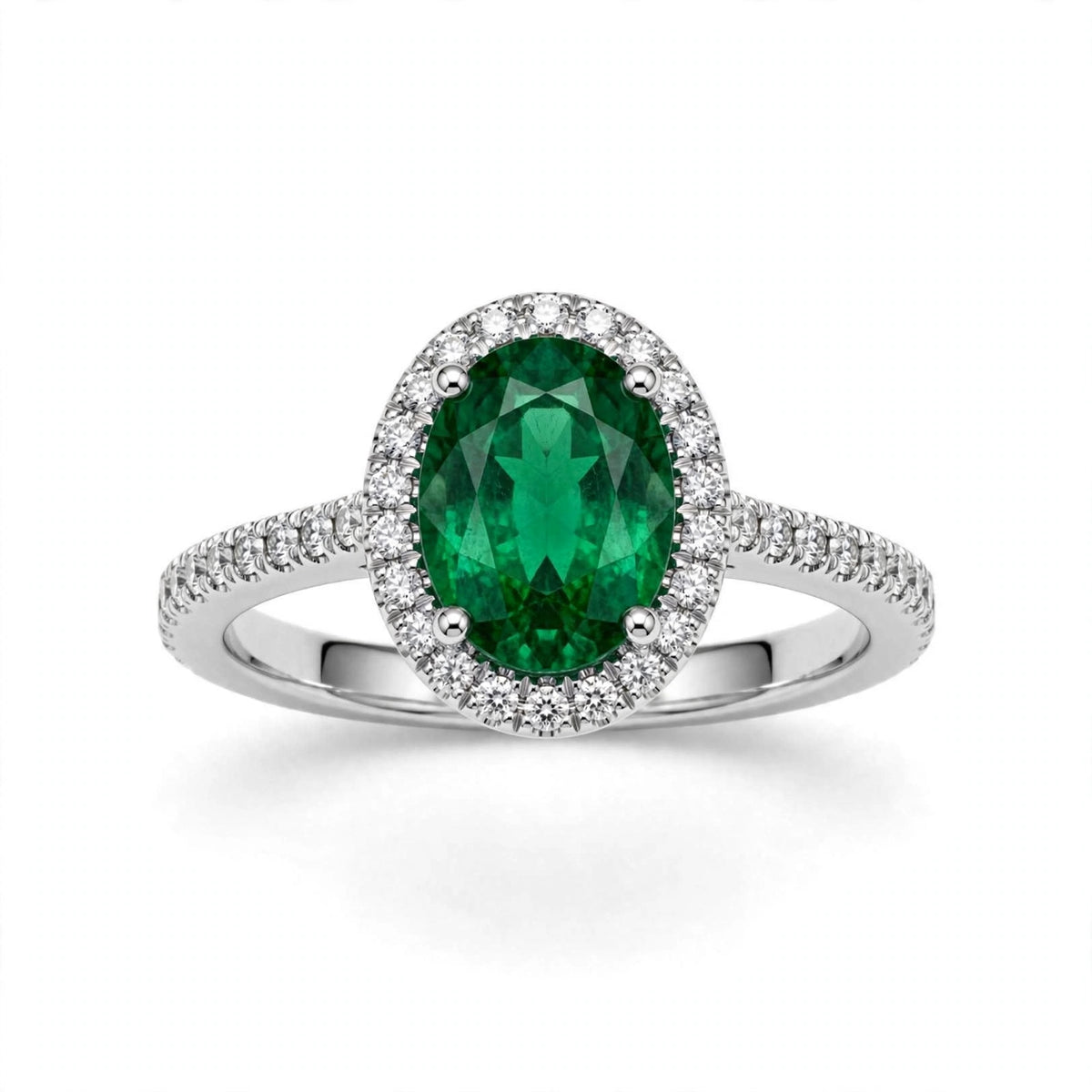 Diamond Elegance 4-Piece Halo Rings Bundle 💎✨ | Clear Diamond, Dark Green, Lavender & Ruby Red | Adjustable Rings for Women | BACHAT BEAT